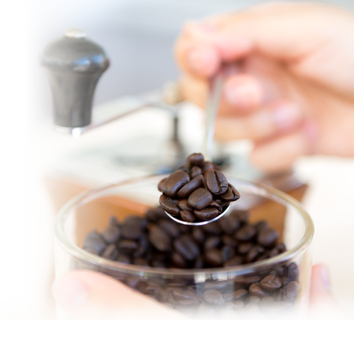 image pf coffee blend maching